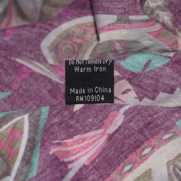 TikiLand Day 2023 Spirit of Tiki Aloha Retro 50s 60s Print Flare Skirt Pockets L - Picture 6 of 8